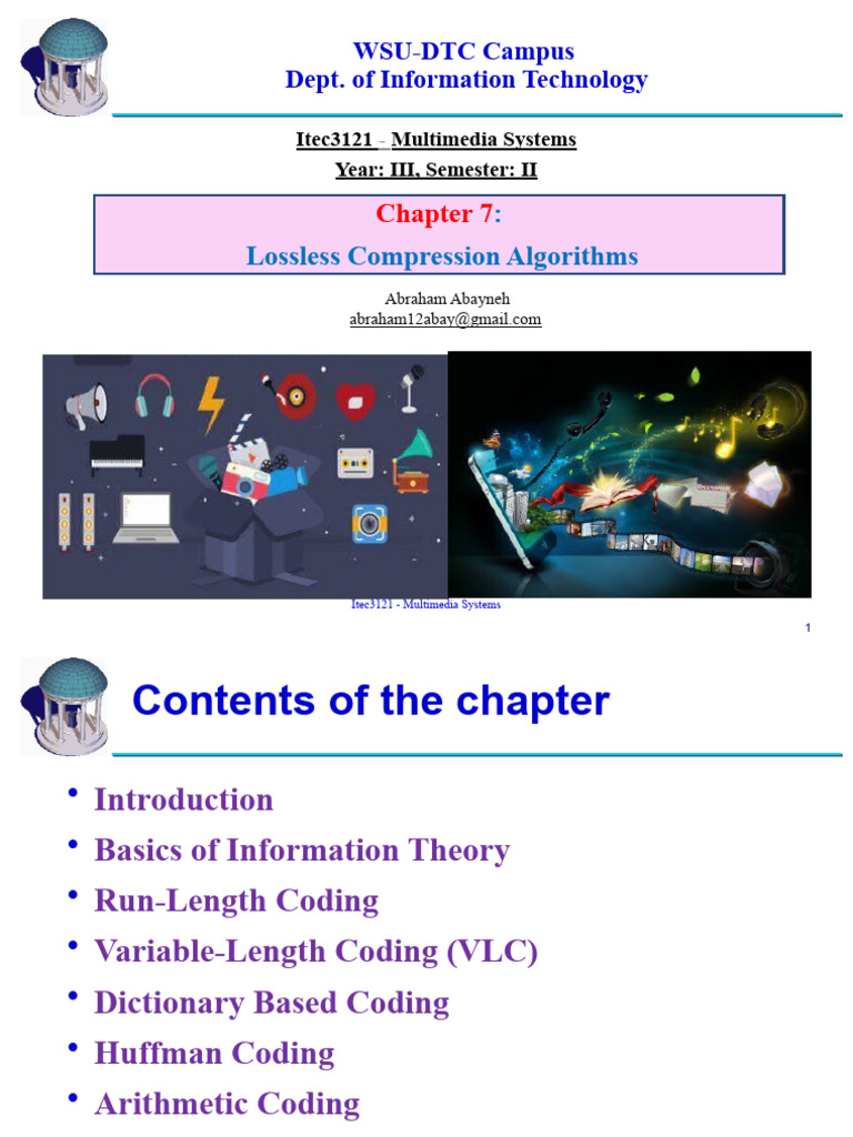 Lossless Compression Algorithms Explained | PDF | Data Compression | Code