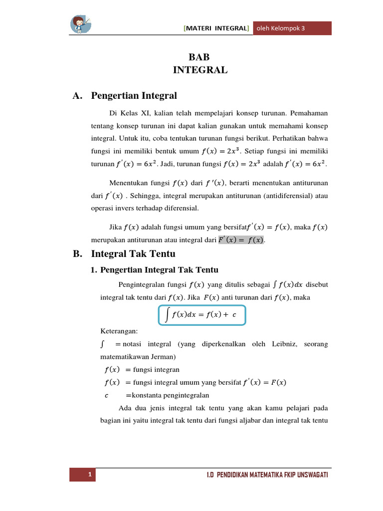 Pengantar Integral dan Aplikasinya | PDF | Sains & Matematika