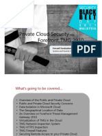 Private Cloud Security Via Microsoft Forefront by Esmaeil Sara Bad Ani