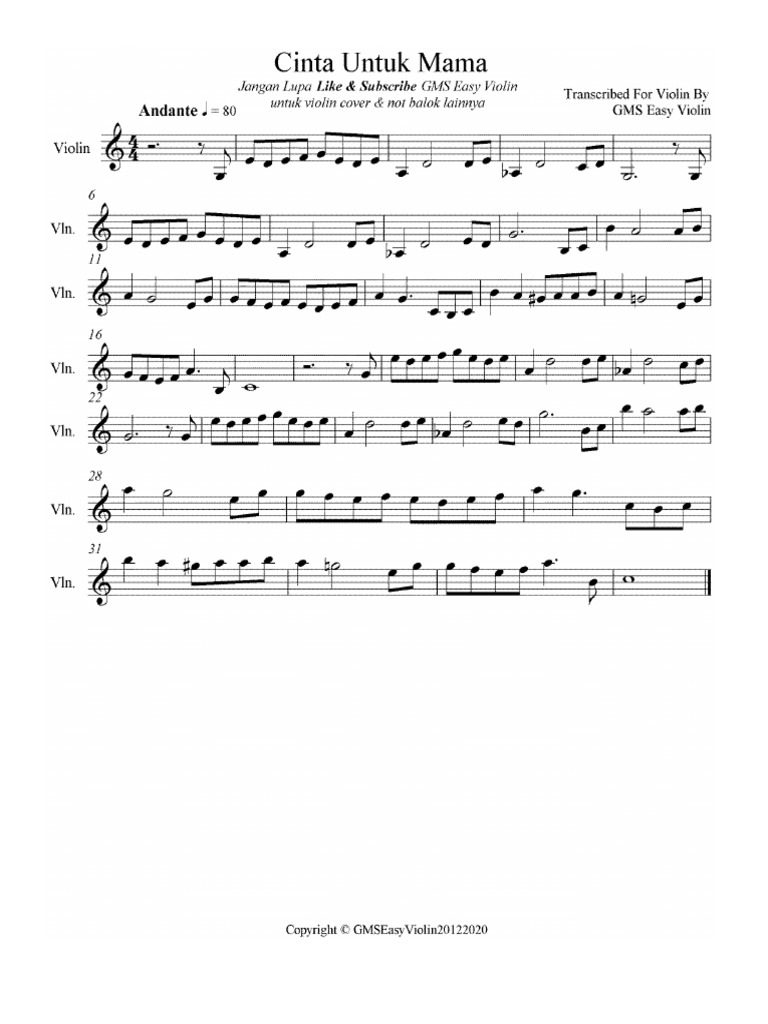 Cinta Untuk Mama | PDF