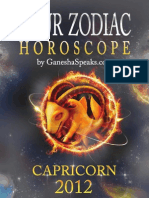 Your Zodiac Horoscope by GanehsaSpeaks - Com Capricorn 2012