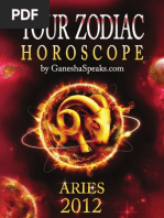 Download Your Zodiac Horoscope by GanehsaSpeakscom - Aries 2012 by GaneshaSpeakscom SN74484599 doc pdf