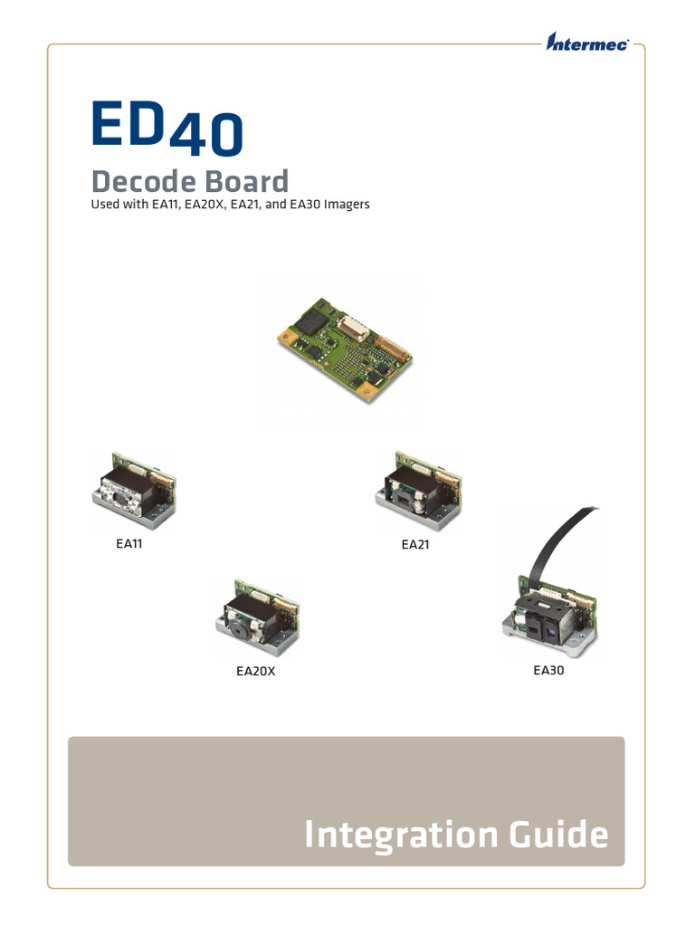 ED40 Decode Board Integration Guide | PDF | Electrostatic Discharge ...