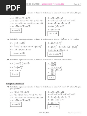Exercices Math 3me Crs Par Pyromaths Un Logiciel Libre En Ubuntu En