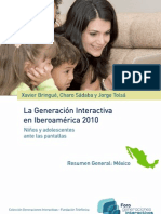 Resumen General México - "La Generación Interactiva en Iberoamérica 2010"