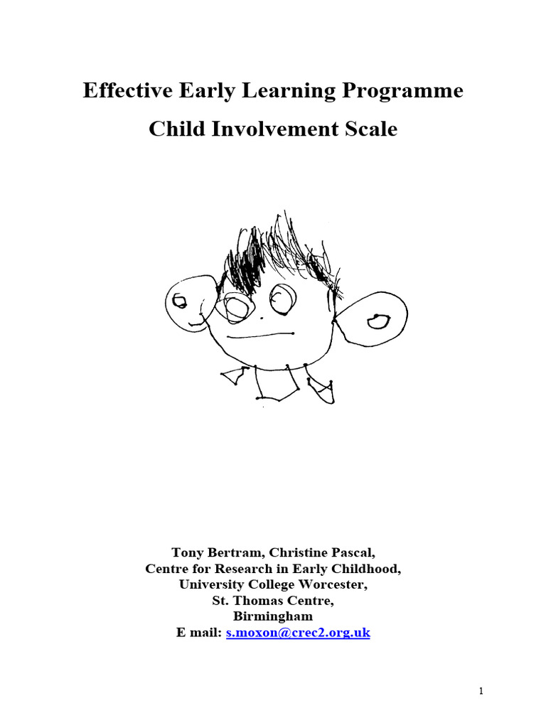 Child Involvement Scale Overview | PDF | Motivation | Motivational