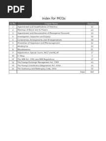 Temporary Version - MCQ Booklet SPOM Set A