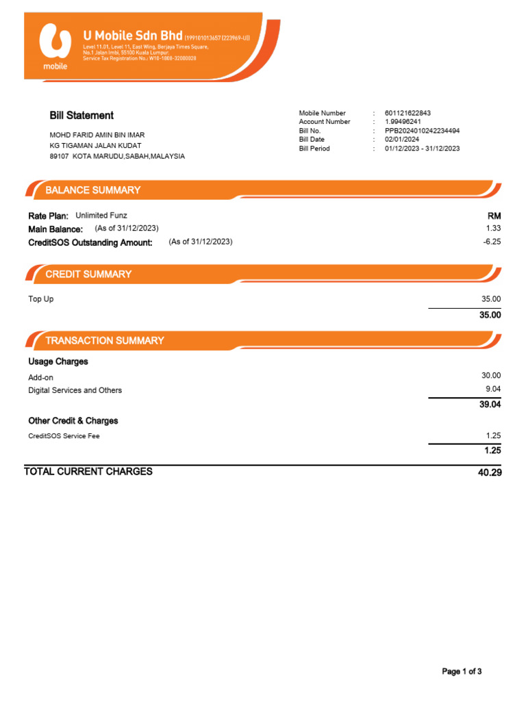 Ebill 100191372527 Pdf Financial Services Services Economics