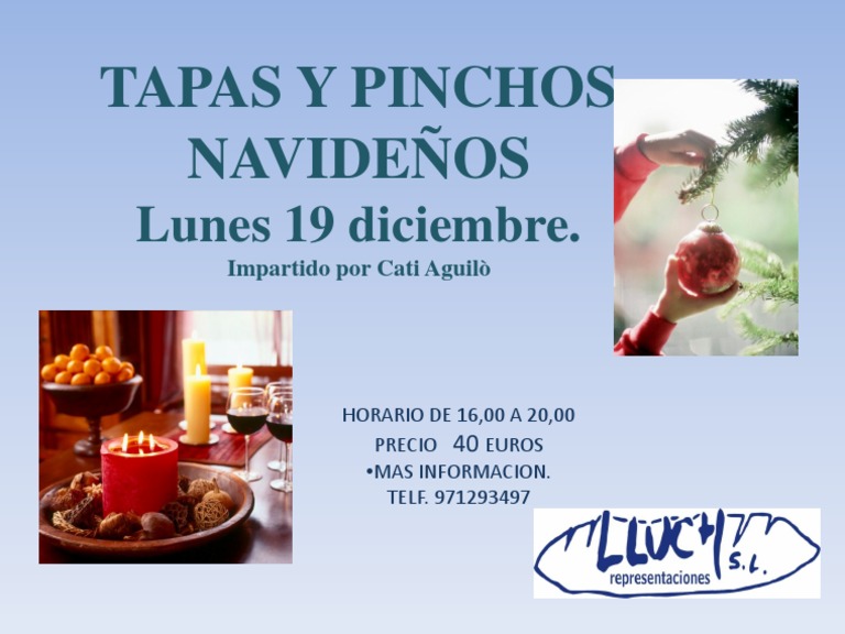 Tapas y Pinchos Navideños | PDF | Hogar, jardinería y bricolaje | Arte