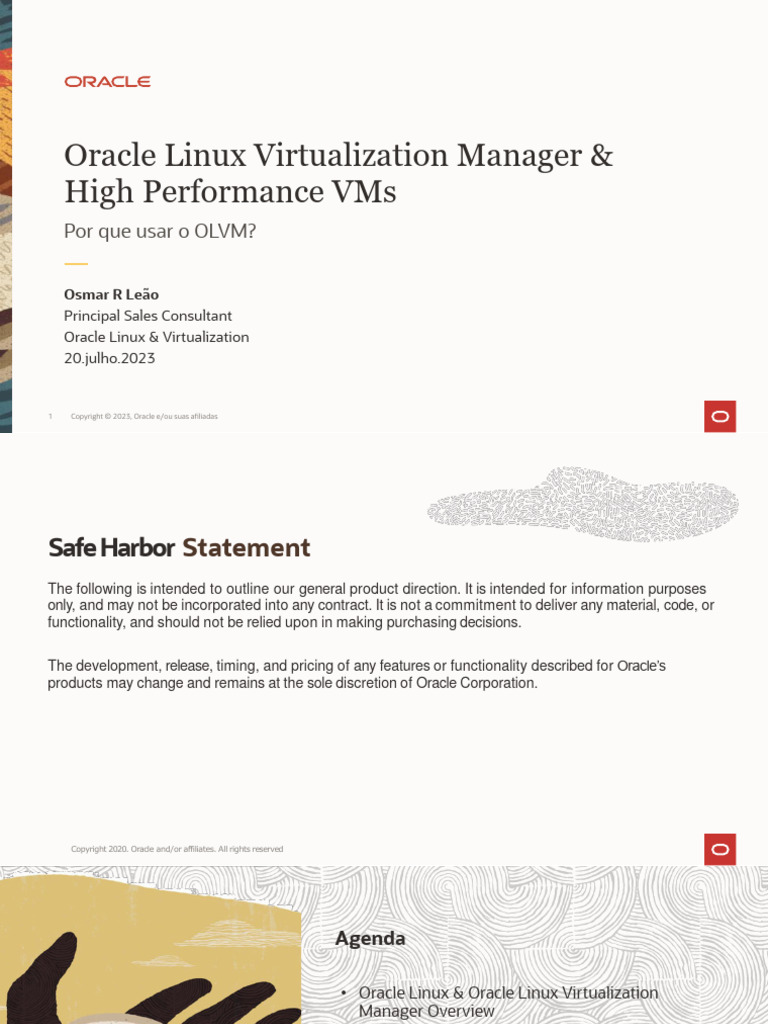 Vantagens do Oracle Linux Virtualization | PDF | Thread (informática ...