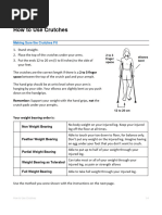 Non-Weight Bearing Mobility Guide | PDF | Wellness