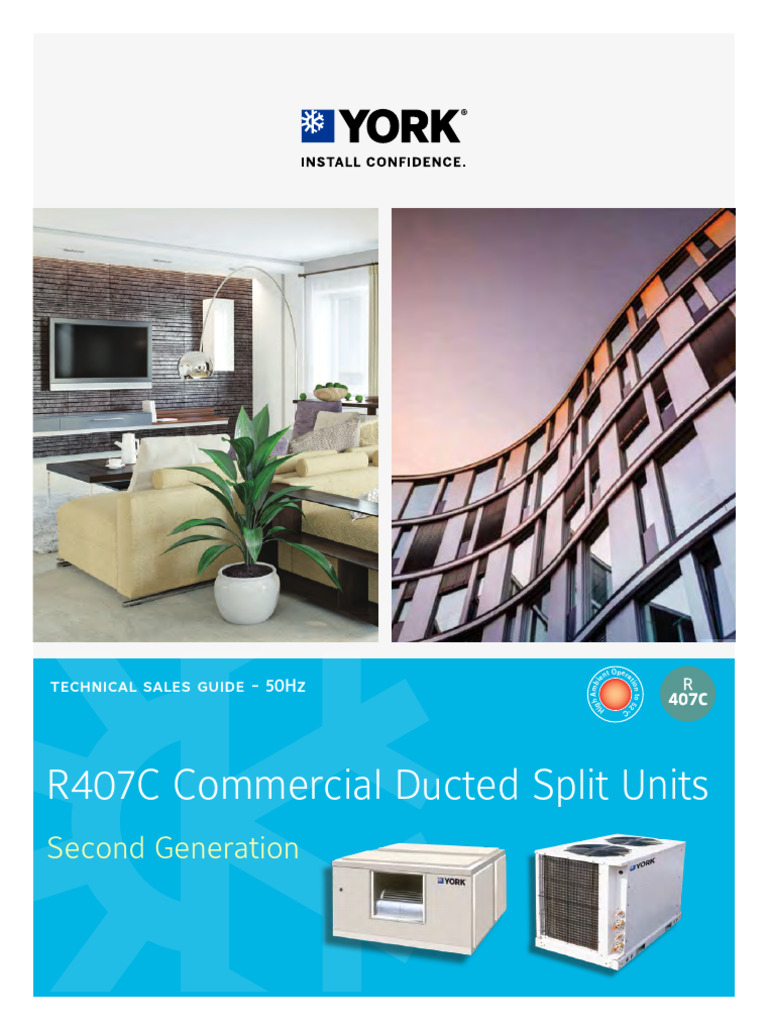 York Ducted Split Units Guide | PDF | Air Conditioning | Capacitor