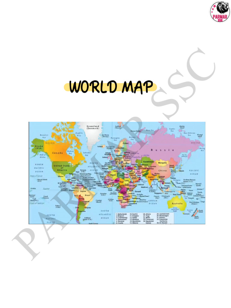WORLD_MAP.pdf | PDF | Persian Gulf | Red Sea