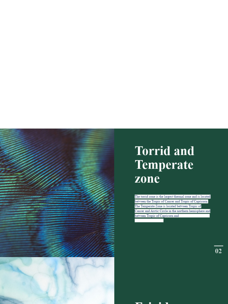 Torrid and Temperate Zone | PDF