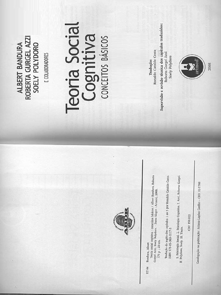 Albert Bandura Teoria Social Cognitiva C Pdf