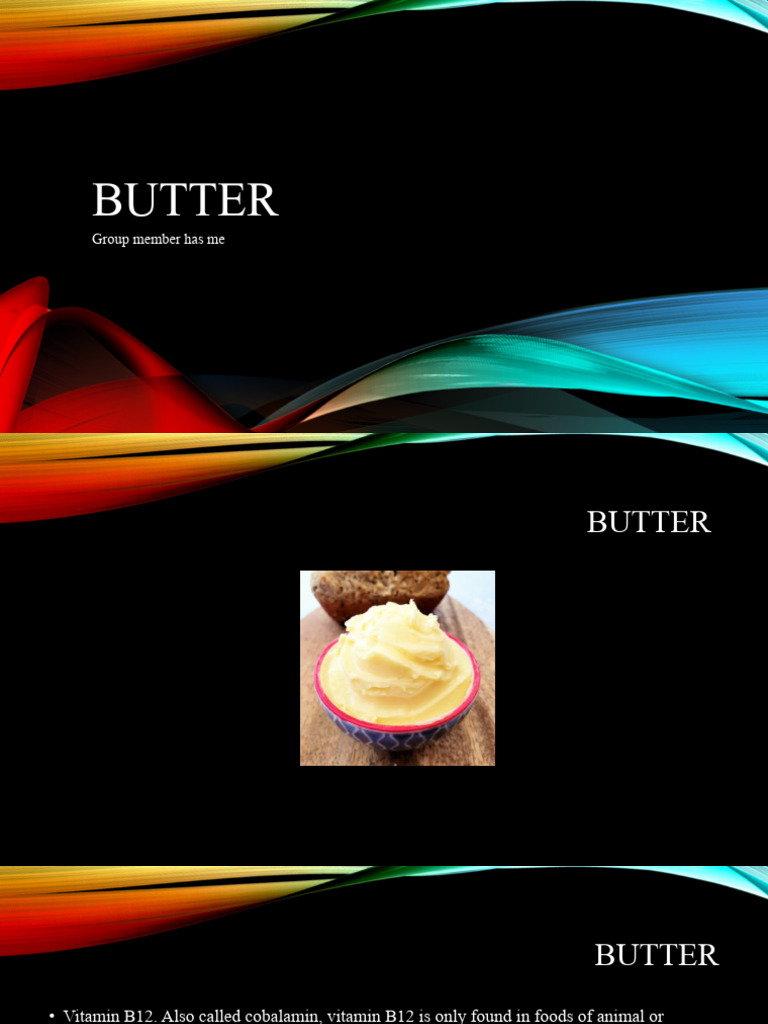Understanding Butter: Composition & Uses | PDF