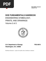 DOE Fundamentals Handbook, Engineering Symbology, Prints, and Drawings, Volume 2 of 2