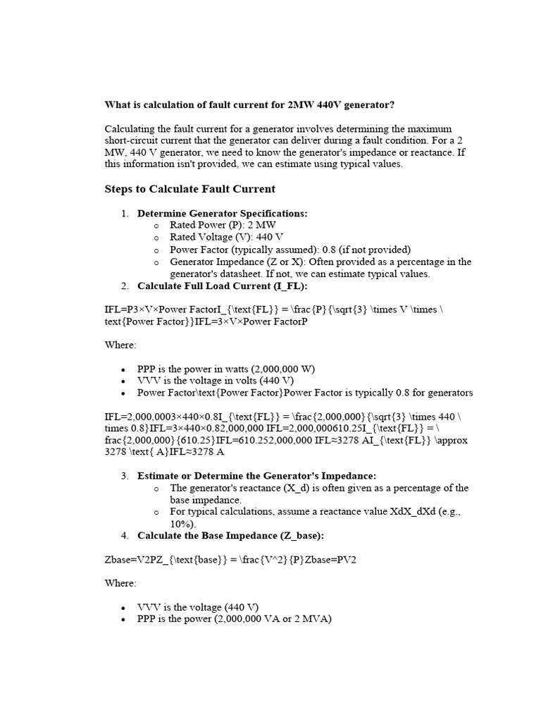 fault-current-calculation-download-free-pdf-electrical-impedance