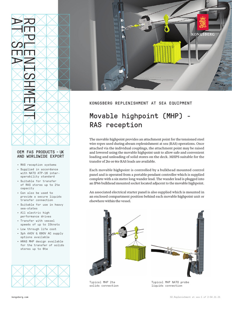 Kongsberg RAS Movable Highpoint Systems | PDF | Ships | Manufactured Goods