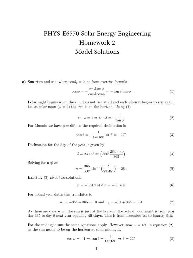 Homework 2 model solution pdf mathematical objects