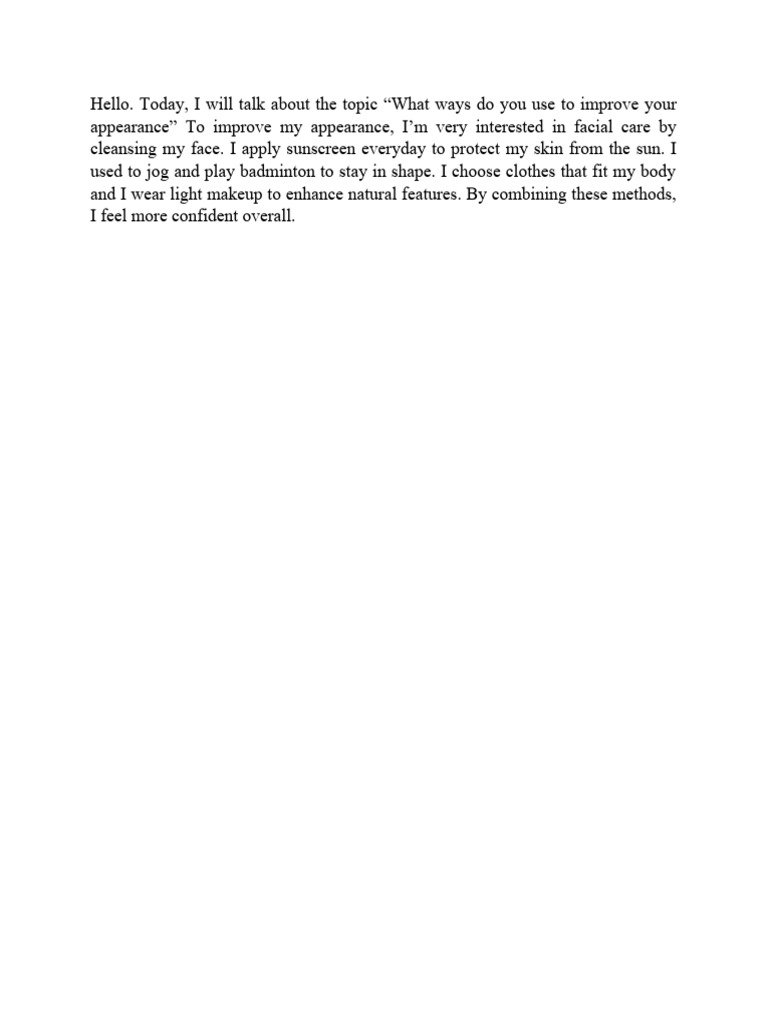 Speaking Individual | PDF