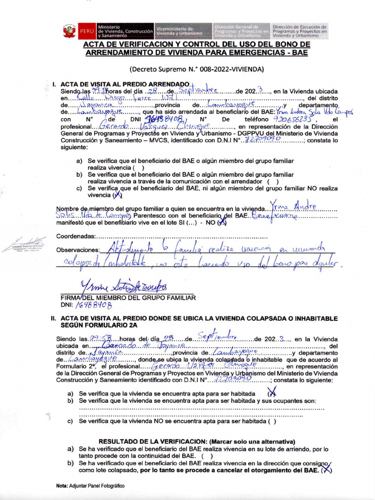 Control Posterior - Jayanca Gerardo | PDF | Gobierno | España