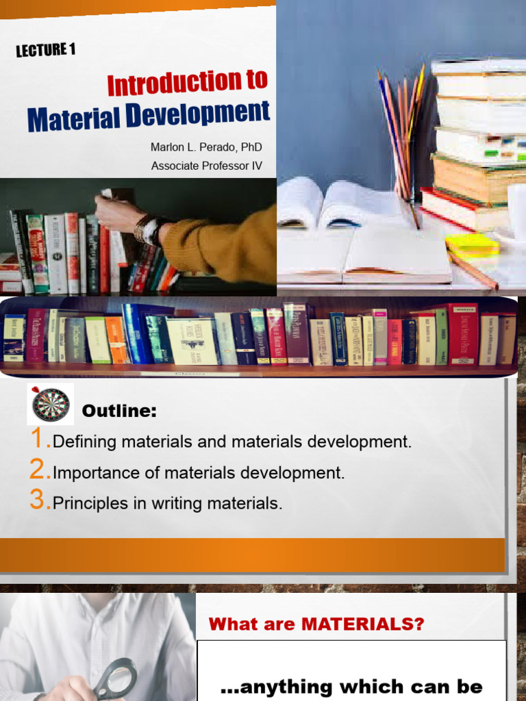Essentials of Materials Development | PDF | Teachers | Learning