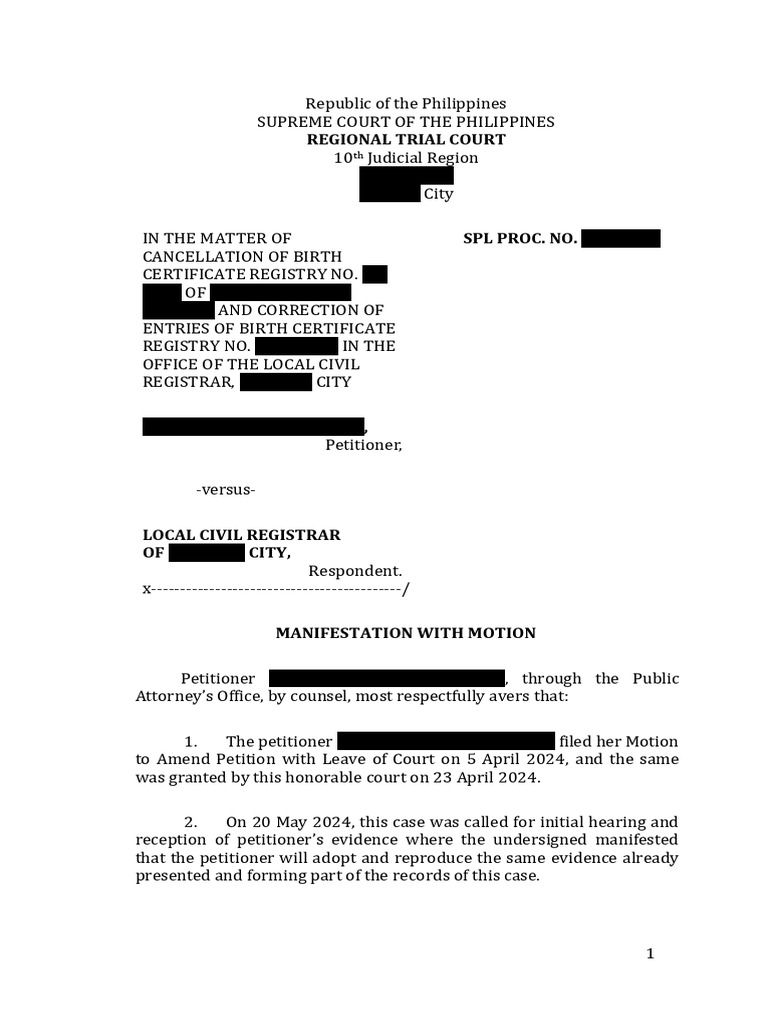 Ingham County Court Services - Birth Certificate Cases ;