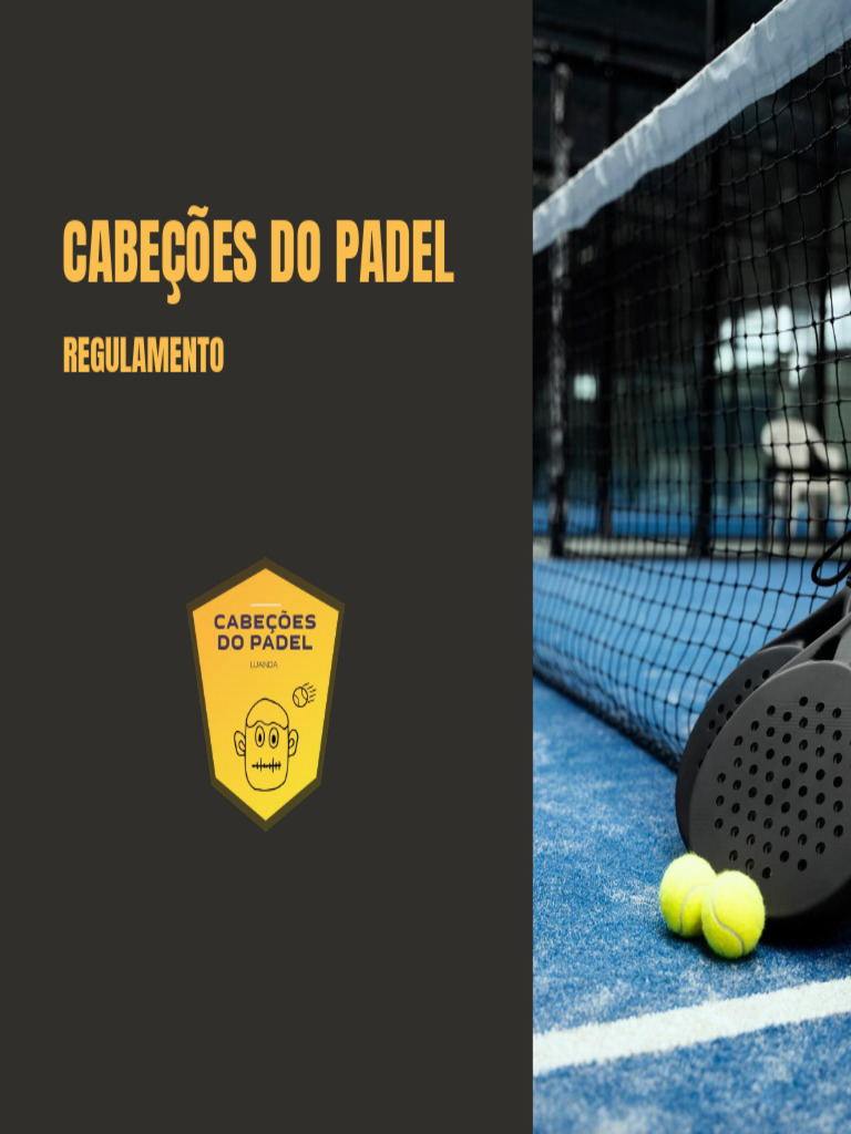 Regulamento do Padel: Classificações e Regras | PDF