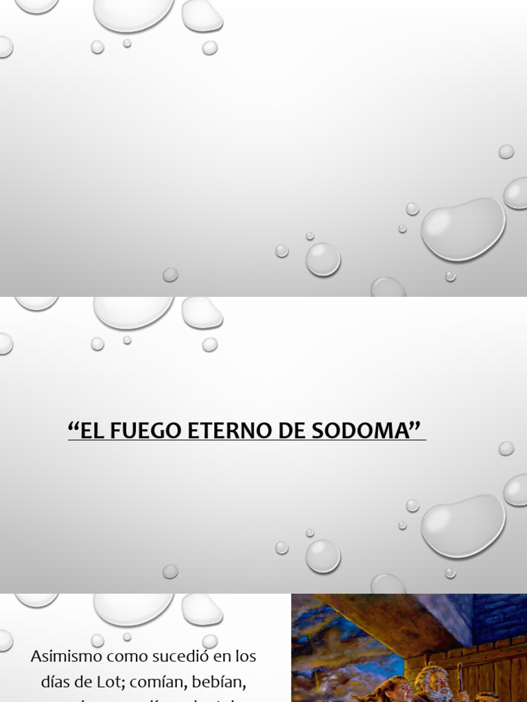 Destrucción de Sodoma: Fuego Eterno | PDF | Sodoma y Gomorra | Creencia ...