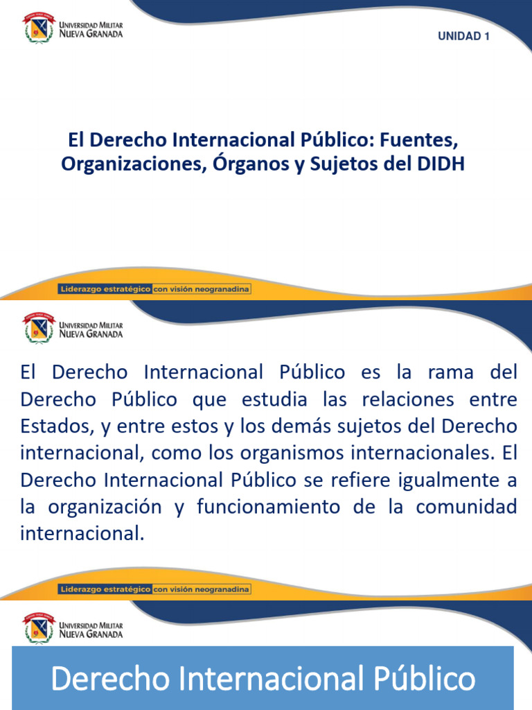 Fuentes y Estructura del Derecho Internacional | PDF | Convenio europeo ...