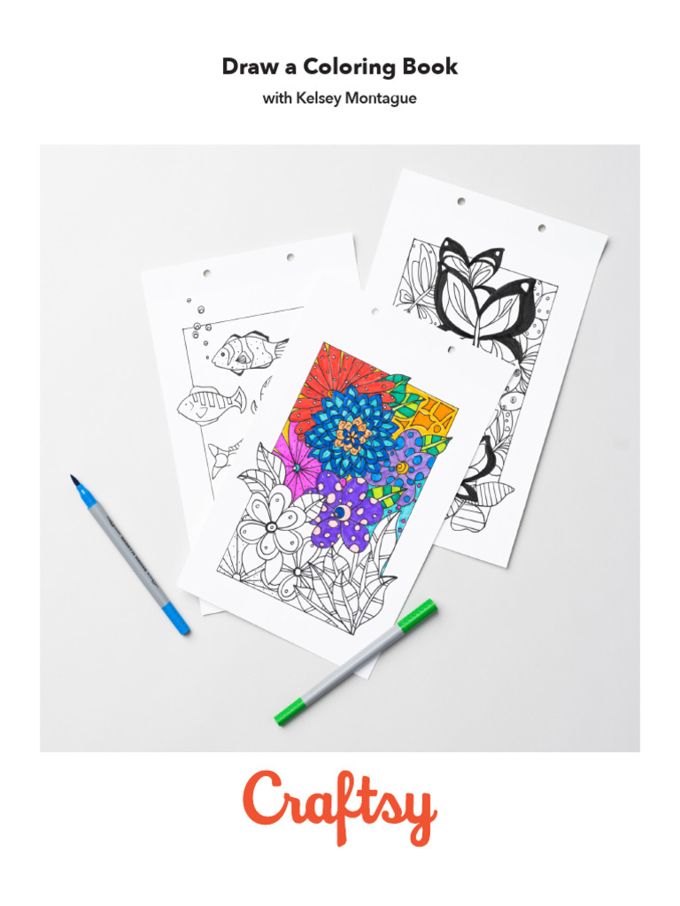 Draw A Coloring Book Montague CM V1 | PDF | Coloring Book | Books