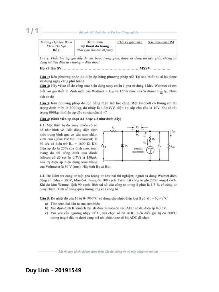 Đề CK 20202- Đề 2 | PDF