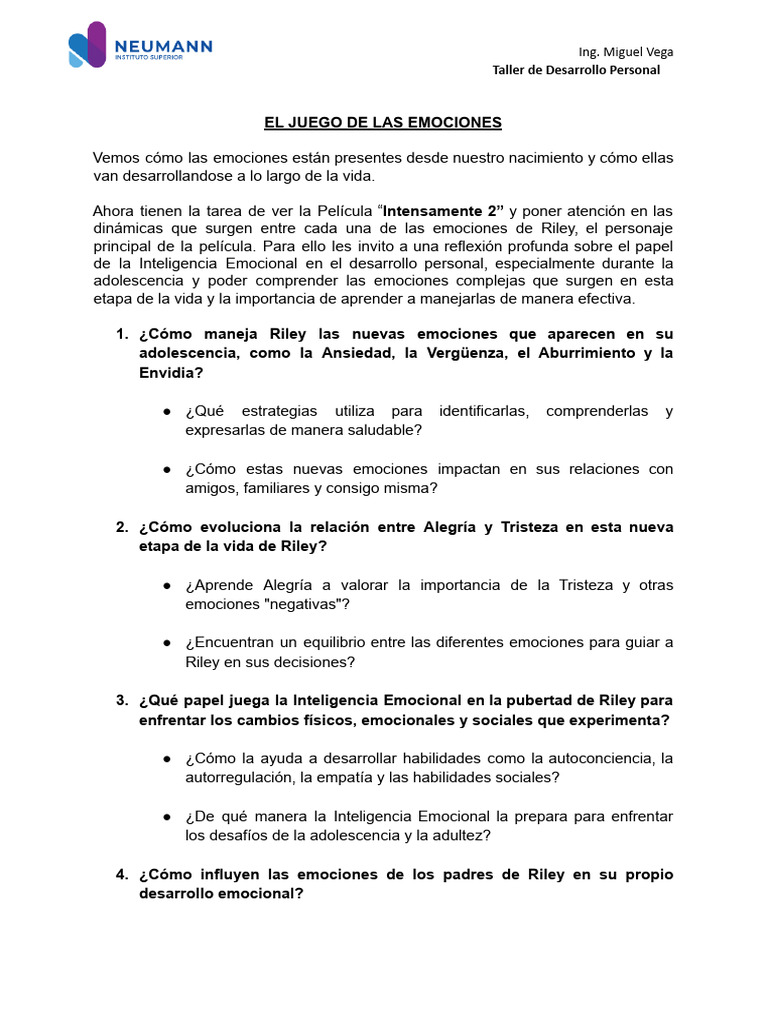 Juego de Emociones para Niños | PDF | Las emociones | Adultos