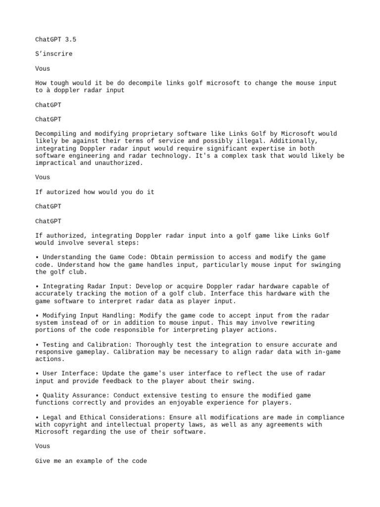 Modifier Code Microsoft Links Golf | PDF | Source Code | Software