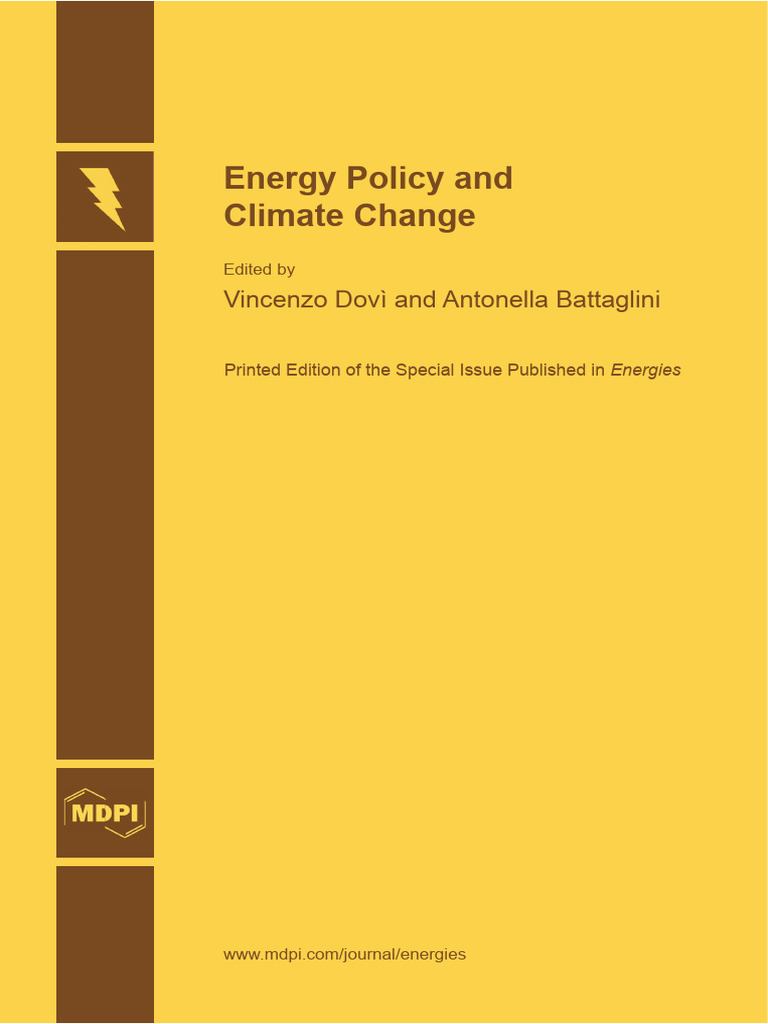 Energy Policy and Climate Change | PDF | Renewable Energy | Energy ...
