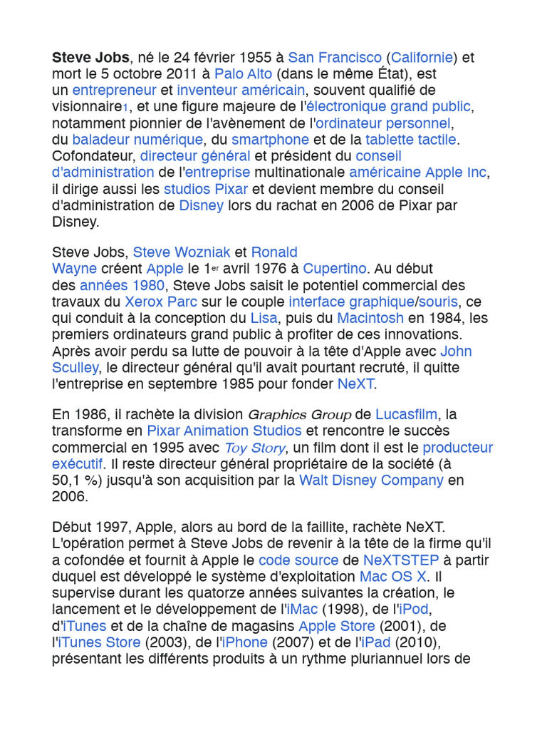 Origines syriennes de Steve Jobs | PDF | Steve Jobs | Apple Inc.