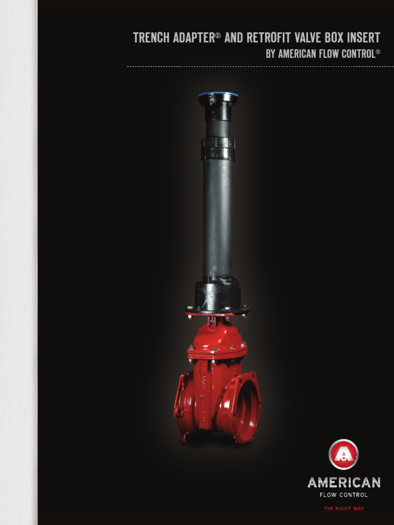 TrenchAdapterandRetrofitBoxInsertBrochure PDF Valve Pipe