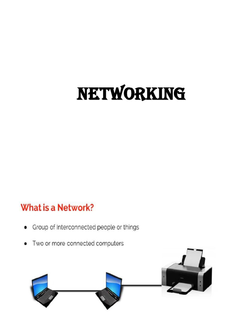 Understanding Computer Networking Basics | PDF | Osi Model | Network ...