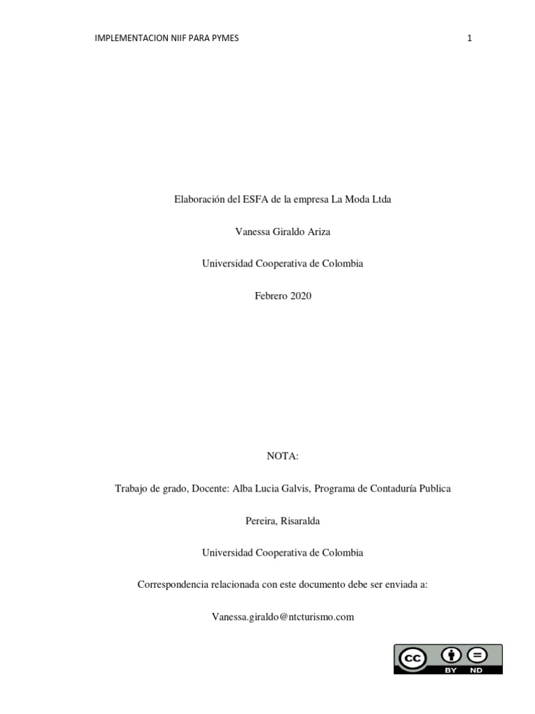 2020_Elaboracion_ESFA_empresa | Descargar gratis PDF | normas ...