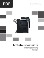 Konica Minolta Bizhub 223,282,363,423 Bedienungsanleitung Fur Kopieren