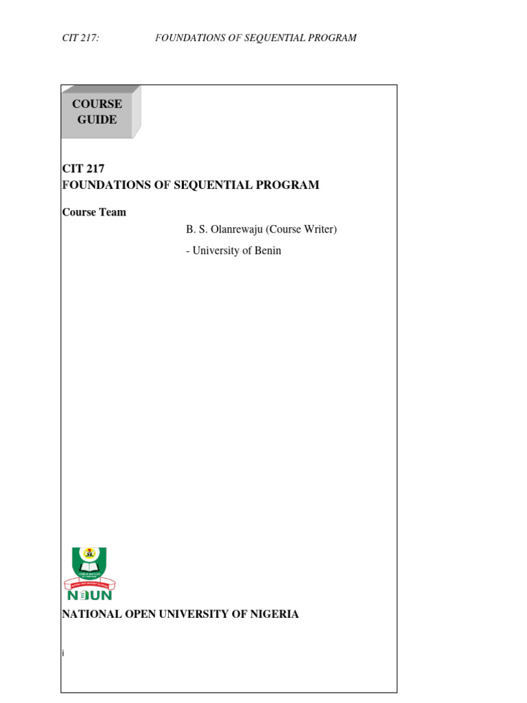 Foundations of Sequential Programming | PDF | Data Type | Programming