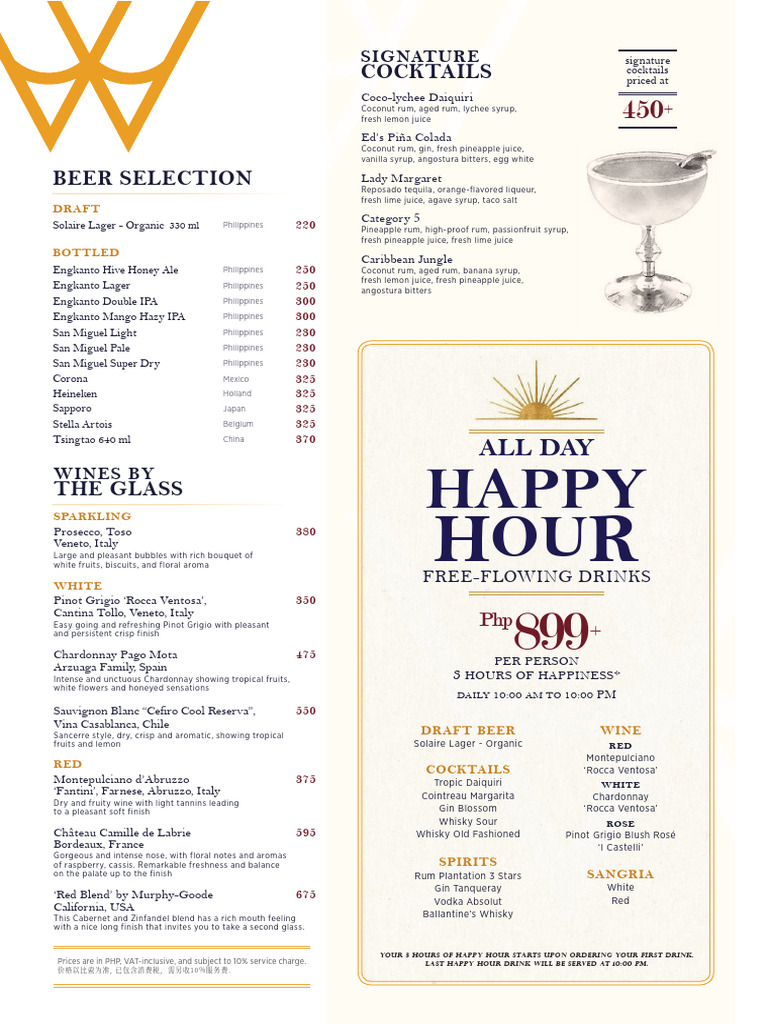 Waterside-Beverage | PDF | Drink | Wine