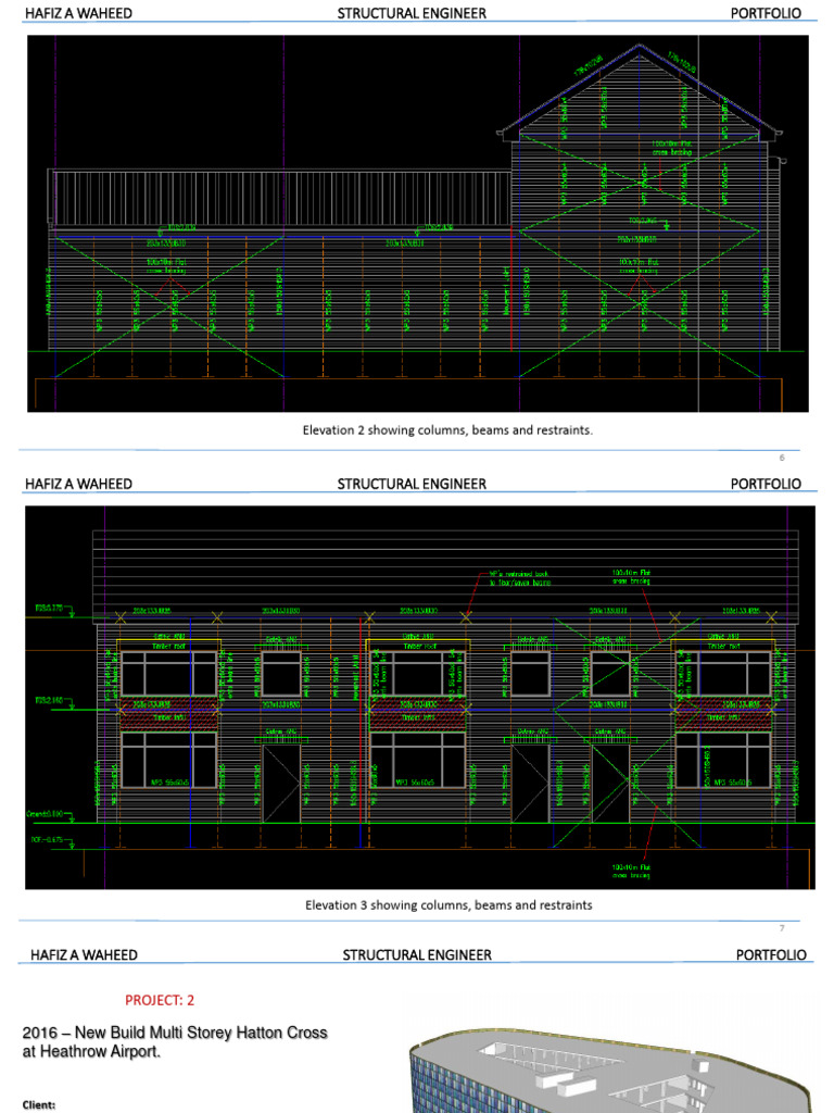 Structural Engineering Portfolio Overview | PDF | Structural ...