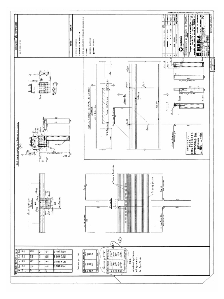 Arma o dos drenos e porta de limpeza pdf