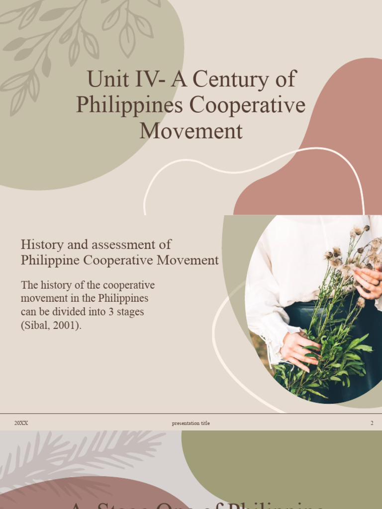 History of Cooperatives in the Philippines | PDF | Cooperative ...