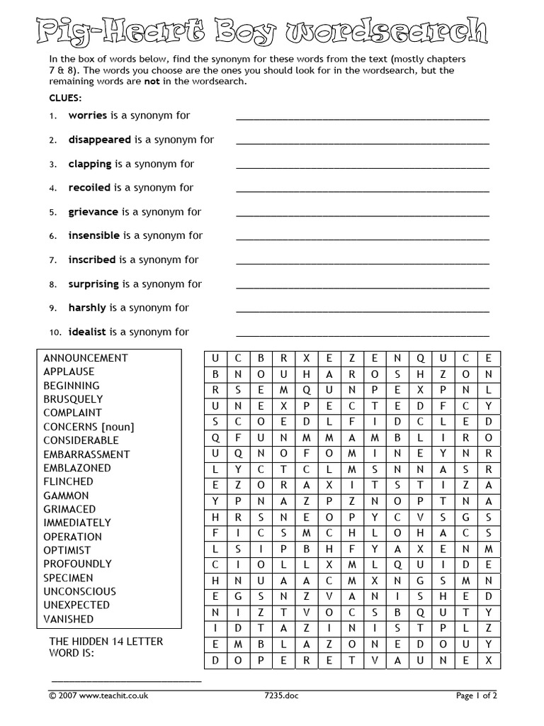 Word Puzzle | PDF | Linguistics | Puzzles