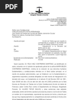 impugnación a decisión juez a-quo acción de tutela en cúcuta - colombia