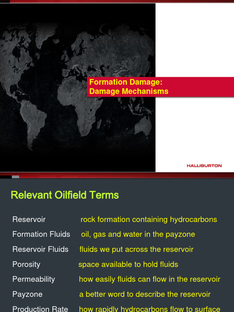Formation Damage in Oil Reservoirs | PDF | Petroleum Reservoir ...