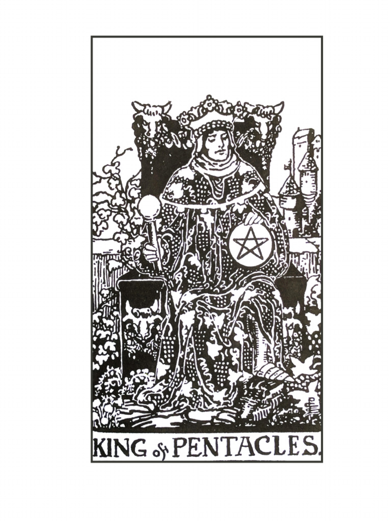 RWS BW 8.5x11 Pages - Minor Arcana - Pentacles | PDF